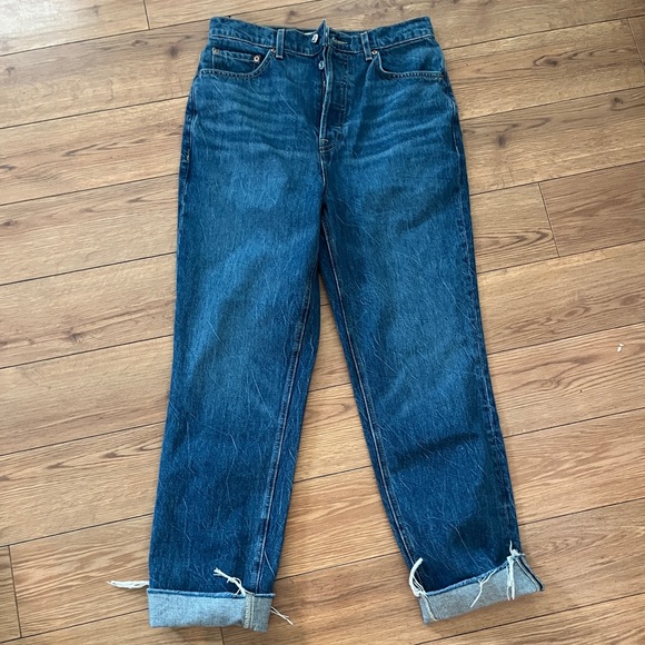 New with tags GRLFRND Cassidy Mid Rise Straight 29 Denim Jeans Womens - Picture 1 of 4